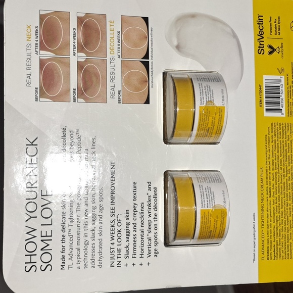 StriVectin TL Advanced Neck Cream Duo 2pk 30ml/1.0 fl oz New - Picture 4 of 5